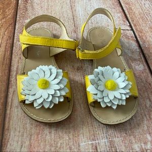 yellow daisy shoes